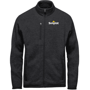 FHZ-1 Stormtech Men's Avalante Full Zip Fleece Jacket - Black Heather