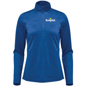 HXR-1W Stormtech Women's Milano 1/4 Zip Pullover - Classic Blue Heather