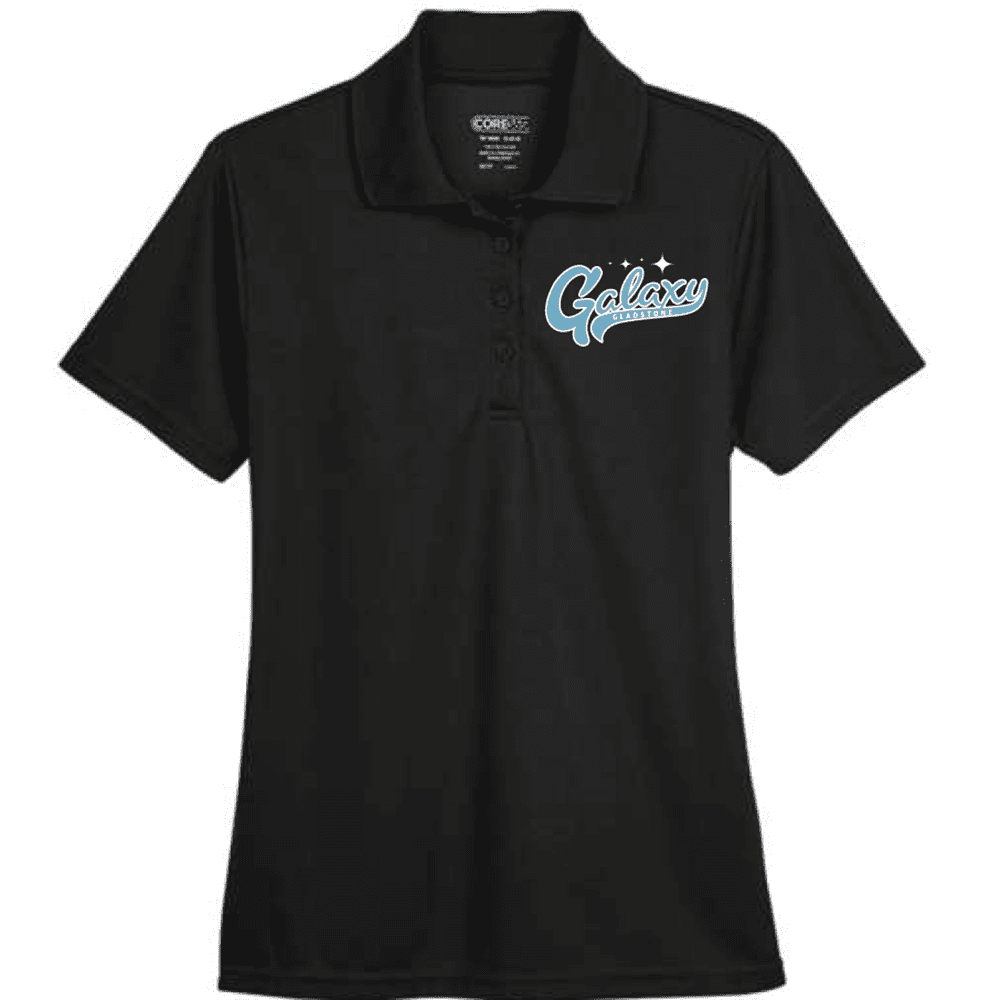 78181 Core365 Ladies' Origin Performance Pique Polo - Black